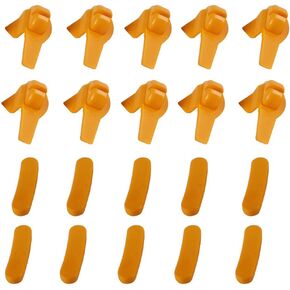 Estink Tire Changer Protector, 20pcs Tire Demount Head Plastic Tire Changer Protector Tyre Changer Mount Demount Head Duck Insert Rim Protector for Tire Protector