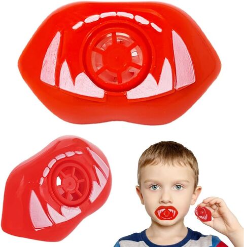 The Dreidel Company Fang Whistles, Halloween Accessory, Halloween Party Favor 2.5" (12-Pack) in Saudi Arabia