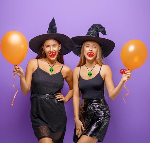 The Dreidel Company Fang Whistles, Halloween Accessory, Halloween Party Favor 2.5" (12-Pack) in Saudi Arabia