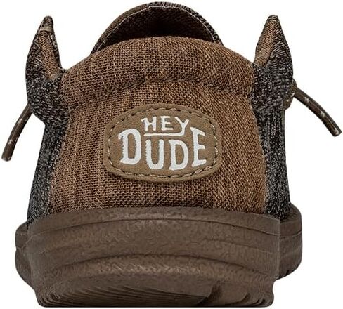 حذاء Hey Dude Boy's Wally-Youth الرياضي المحبوك باللون الجوزي مقاس 13 | احذية شبابية | حذاء بدون كعب للشباب | مريحة وخفيفة الوزن in Saudi Arabia