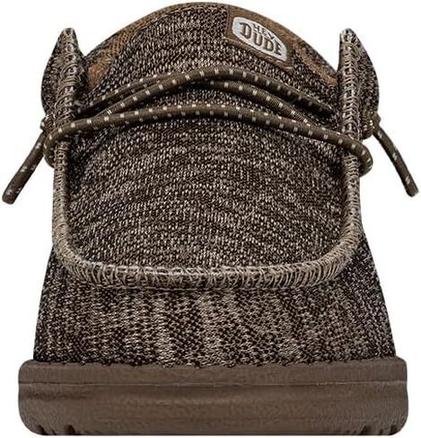 حذاء Hey Dude Boy's Wally-Youth الرياضي المحبوك باللون الجوزي مقاس 13 | احذية شبابية | حذاء بدون كعب للشباب | مريحة وخفيفة الوزن in Saudi Arabia