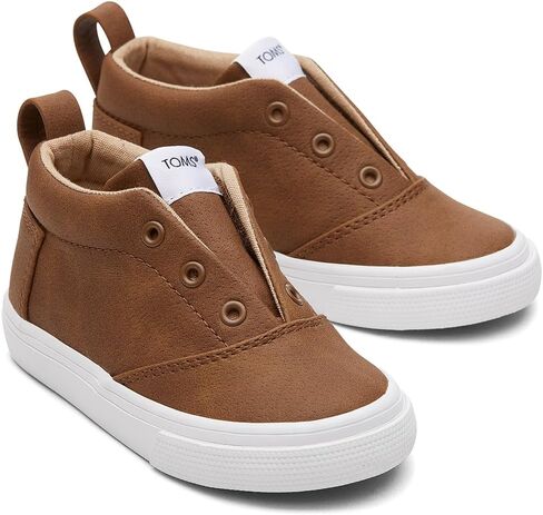 حذاء رياضي متوسط ​​الطول للأولاد من TOMS Alpargata Fenix ​​- Toffee، 4 طفل صغير in Saudi Arabia