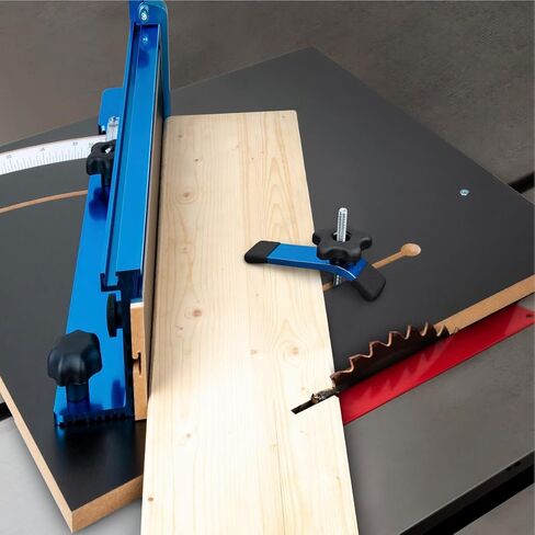 POWERTEC 71391 نظام قياس الدقة لمنشار الطاولة مع 27 زاوية توقف وشريط ميتري مشقوق 3/4 بوصة × 3/8 بوصة مع لوحة فتحة T قابلة للإزالة؛ يتضمن سياج T-Track متعدد مقاس 24 بوصة × 3 بوصة مع مقياس، وإيقاف فليب T-track in Saudi Arabia