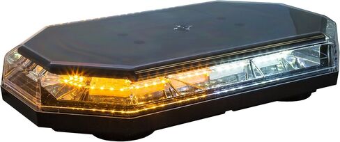 منتجات المشترين 8891062 شريط إضاءة صغير LED مثمن مقاس 15 بوصة، كهرماني/شفاف، 56 مصباح LED، 10 أنماط فلاش، تركيب دائم أو مغناطيسي، 3.2 أمبير، أضواء الطوارئ للمركبات، ملحقات الشاحنات in Saudi Arabia