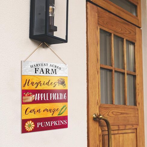 UDNADKEX Thanksgiving Decorations Hanging Sign, Autumn Fall Decor Farmhouse Turkey Pumpkin Wooden Wall Sign Thanksgiving Decorations, Gobble Til You Wobble in Saudi Arabia