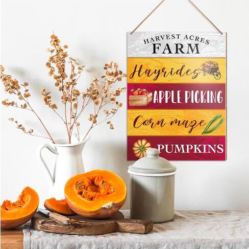 UDNADKEX Thanksgiving Decorations Hanging Sign, Autumn Fall Decor Farmhouse Turkey Pumpkin Wooden Wall Sign Thanksgiving Decorations, Gobble Til You Wobble in Saudi Arabia