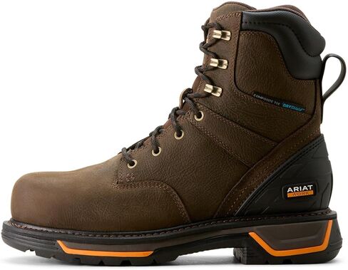 Ariat Men's Big Rig 8" Waterproof Composite Toe Work Boot Industrial in Saudi Arabia