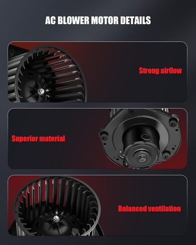 مروحة محرك منفاخ تيار متردد متوافقة مع 1997-1999 لـ Chevy لـ C1500 1997-1999 لـ Chevy لـ C1500 Suburban 1999-2000 لـ Cadillac لـ Escalade، استبدل 19131213 in Saudi Arabia