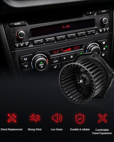 مروحة محرك منفاخ تيار متردد متوافقة مع 1997-1999 لـ Chevy لـ C1500 1997-1999 لـ Chevy لـ C1500 Suburban 1999-2000 لـ Cadillac لـ Escalade، استبدل 19131213 in Saudi Arabia