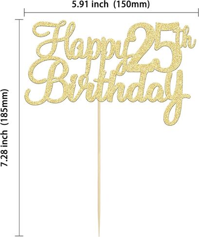Gyufise 1 Pack Gold Happy 70th Birthday Cake Topper Glitter Happy 70 Cupcake Topper Cheers to 70 Fabulous Cake Decoration for 70th Birthday Party Decoration Supplies in Kuwait