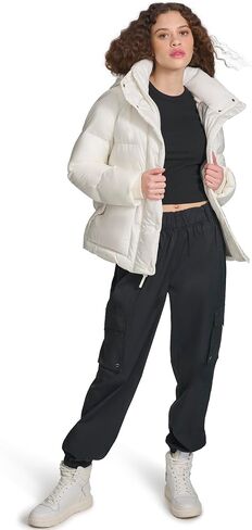 Champion Women's Quilted Mid-Weight Puffer Jacket with Hood in Saudi Arabia