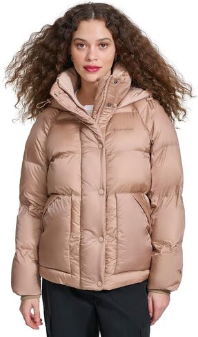 Champion Women's Quilted Mid-Weight Puffer Jacket with Hood in Saudi Arabia