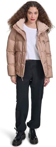 Champion Women's Quilted Mid-Weight Puffer Jacket with Hood in Saudi Arabia