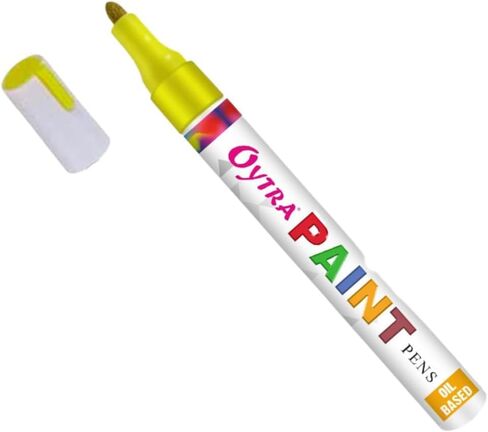 Paint Marker Pens Permanent Waterproof Oil Based Individual Pens Works and All Surfaces, Wood, Fabric, Steel, Glass (Red) in Saudi Arabia