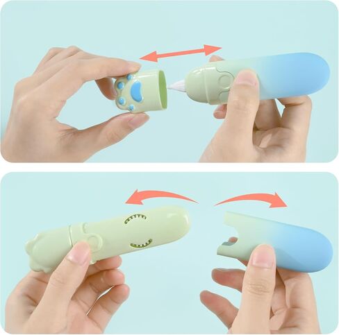 Temiary 4Pcs Cute Whiteout Correction Tapes, Retractable White Out Pen for Instant Correction, Easy to Use, Aesthetic White Out Tape Set for Students School Office Supplies (Retractable) in Saudi Arabia