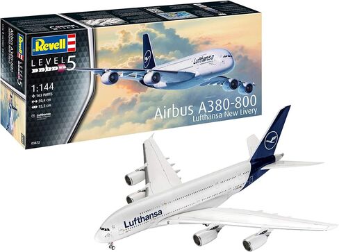 Revell GmbH Revell 03872 1:144 Airbus A380-800 Lufthansa New Livery Plastic Model Kit in Saudi Arabia