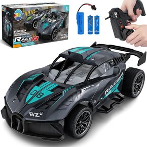 Remote Control Car, 2.4Ghz 1/18 Scale Model Racing Car Toys, RC Car for Kids and Boys Age 3 4 5 6 7 8 Years Old, Hobby RC Cars Toys Birthday Gifts for 3 4 5 6 7 8-12 Year Old Boys -Blue