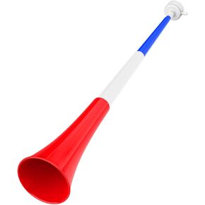 Collapsible Stadium Horn Noise Maker 24 Inch Vuvuzela Stadium Horn Plastic Trumpet Horn Blow Horns Noisemakers for Sporting Events Graduation Games School Sports Party Supplies Favors Accessories