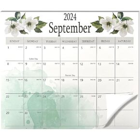 Aesthetic Magnetic Calendar for Refrigerator, Fridge Calendar Runs From September 2024 Until December 2025 - The Perfect Monthly Magnetic Calendar for Easy Organizing - Nature