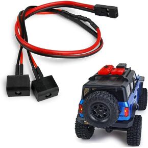 1/24th RC الضوء الخلفي الأحمر LED أضواء خلفية ترقية مصباح ل 1:24 محوري SCX24 AXI00006 برونكو مركبة يتم التحكم بها عن بُعد سيارة in Kuwait
