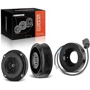 A-Premium Air Conditioner AC Compressor Clutch Kit Compatible with Honda Element 2003-2011 2.4L