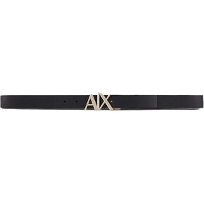 Armani Exchange Men's Gold Ax Buckle Reversible Hinge Belt
