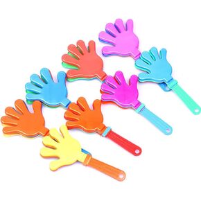 60 Packs of Clappers Plastic Noise Makers, Colorful Plastic Hand Clappers - Ideal Party Favors for Ultimate Fun, Perfect for Sporting Events, Birthday Bashes, Party, and Graduation Celebrations.