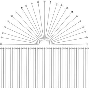 Ball Head Pins, 500 Pcs Brass Headpins 1.57 in Jewelry Making Pins 21 Guage Bendable Headpin Silver Earring Bracelet Jewelry Making Accessories Supplies for Pendant Necklace Charm Beads DIY Craft