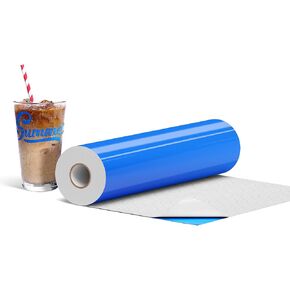 IROHTV Brushed Golden Vinyl Permanent, Glossy Golden Adhesive Vinyl Roll 12" x 6 FT Permanent Vinyl for Cricut Machines, Signs, Craft, Wall Stickers, Car Decals, Indoor, Outdoor Use
