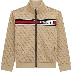 GUESS Boys' Ls Active Top W/Zip Mini Me