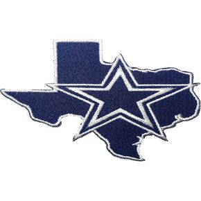 Siam Accs Rugby Fans Dallas Logo American Football Fan Favorite Team Iron On Sew On Embroidered Patch for Clothing Backpacks Jeans Motorcycle Sew On Custom Jackets Hats Tactical Bags