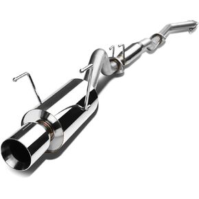 DNA MOTORING CBE-ARSX-NS-NRT Stainless Steel Cat Back Exhaust System [Compatible with 02-06 Acura RSX DC5 Non Type-S]