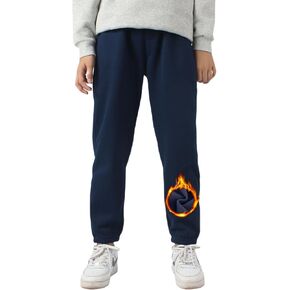 Enfants Chéris Kid Winter Warm Pants Boy Fleece Sweatpants Joggers