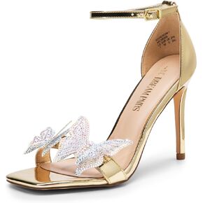 DREAM PAIRS Lace Up High Heels Stilletos Heels for Women Strappy Gladiator Sexy Open Square Toe Heels Fashion Dressy Heels Wedding Bridal Pumps Sandals Shoes