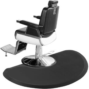 Lorvain 4’x5’ Salon Floor Mat for Anti Fatigue Barber Shop Chair Mat for Circle Chair Base Hair Stylist Beauty Floor Mats Thick Polygon Office Comfort Floor Mat for Salon & Barber Supplies