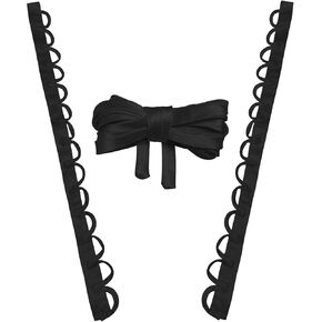 Adjustable Fit Satin Corset Back Kit Women's Wedding Dress Corset Kit Loops Fit Lace up for Prom Form Dress