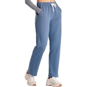 Future Flow Yoga Sweatpants Women Wide Leg Lounge Pants with Pockets Cotton Leisure Pajama