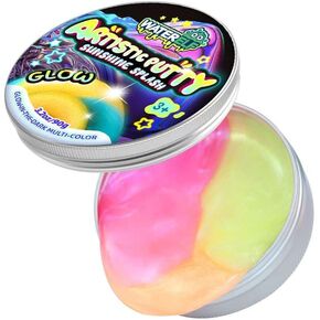 Polyester Sensory Putty Multi-Color, Non-Toxic Stress Relief Putty, Non-Sticky Creative Halloween Fidget Toy for Kids Boys Girls Adults - 3.11 Inch 3.2 Oz - Rose Red/Blue/Purple
