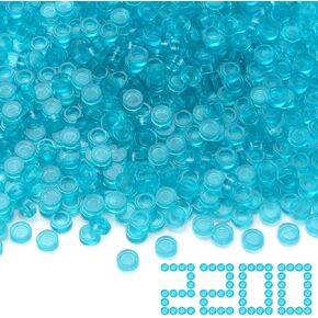 Feleph Custom 1×1 Round Tiles 2200PCS Flat Bricks MOC Parts and Pieces, 44 Colors Bulk Studs Building Accessories for Smooth Surface, Mosaics and Pixel Art Toy Dots Compatible with Major Brands 98138