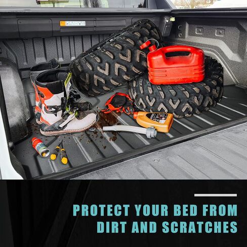 BestEvMod Compatible with Hummer EV Truck Bed Mat Liner 2022 2023 2024 Accessories Pickup Heavyweight Bed Mat All-Weather Protection in Saudi Arabia