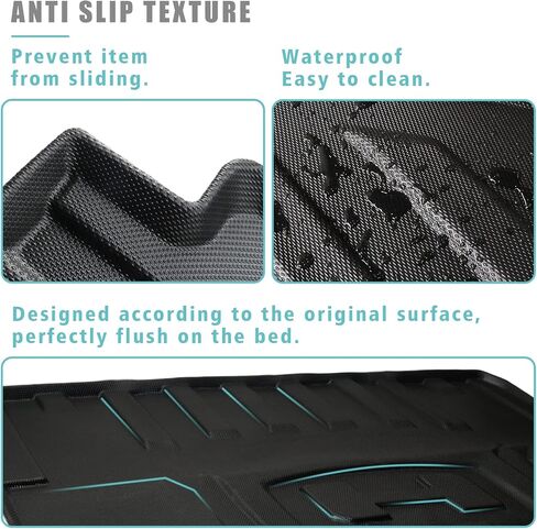BestEvMod Compatible with Hummer EV Truck Bed Mat Liner 2022 2023 2024 Accessories Pickup Heavyweight Bed Mat All-Weather Protection in Saudi Arabia
