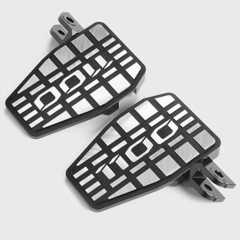 WOOGA Motorcycle Rider CNC Enlarge Footrests Foot Rest Pegs Wide Pedals fit for Ho&n&da Rebel CMX 1100 CMX1100/DCT Accessories 2021 2022 2023 2024 (Black) in Saudi Arabia