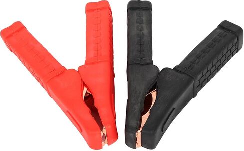 SCITOO Jumper Cable Clamps 100A-1000A 2 قطعة شديدة التحمل من النحاس النقي التمساح مقاطع كابلات القفز تعزيز المشبك، 5AWG شاحن بطارية المشابك للسيارات السيارات قارب، ETL/CETL المدرجة in Saudi Arabia