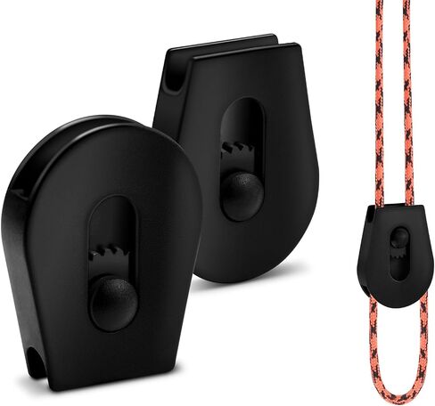 12 PCS Plastic Wheeled Cord Locks for Drawstring,Bungee E Collar Strap Lock Replacment Shoelace Wheel Cord Lock Stopper Backpack Sweatpant Supboard Strap Adjustments in Saudi Arabia