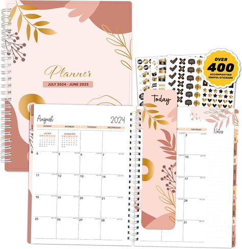 Decorably 12 Months Weekly Planner 2024-2025 Jul 2024-Jun 2025, 6.4x8.3in 2024-2025 Planner, Agenda Book Planner 2024-2025 School Planner 2024-2025 Student, Teacher Planner 2024-2025 Weekly Planner in Saudi Arabia