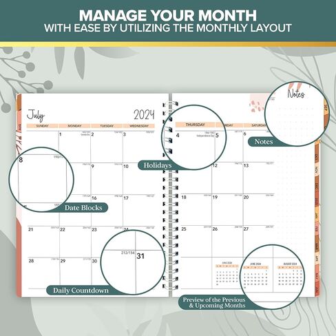 Decorably 12 Months Weekly Planner 2024-2025 Jul 2024-Jun 2025, 6.4x8.3in 2024-2025 Planner, Agenda Book Planner 2024-2025 School Planner 2024-2025 Student, Teacher Planner 2024-2025 Weekly Planner in Saudi Arabia