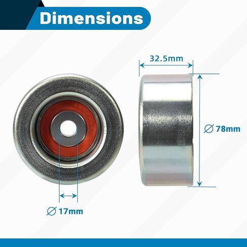 1662031013 مجموعة بكرة شد حزام المحرك المتوافقة مع 2003-2015 Toyota 4Runner Tundra Tacoma FJ Cruiser V6 4.0L استبدال #1660331040 in Saudi Arabia