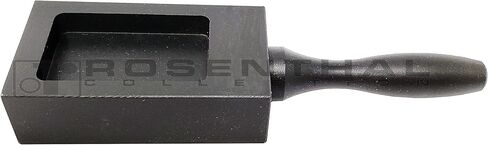 Ingot Mold Gray Cast Iron Ingot Mold Crucible for Melting Casting Refining (Size 3) in Saudi Arabia