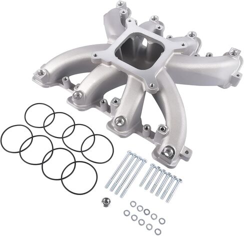 Single Plane Mid-Rise EFI Intake Manifold w/Gasket Replacement for LS3 L92 Che-vy small block LS-based engines, V8 6.2L/376# 300-136# 413481A-4440 in Saudi Arabia