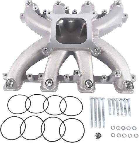 Single Plane Mid-Rise EFI Intake Manifold w/Gasket Replacement for LS3 L92 Che-vy small block LS-based engines, V8 6.2L/376# 300-136# 413481A-4440 in Saudi Arabia